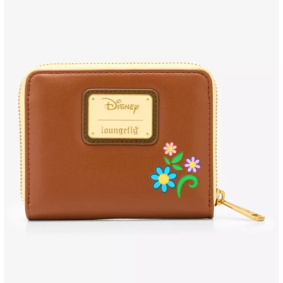 Loungefly Disney Tangled Pascal Flower Mini Backpack and Wallet Set NWT